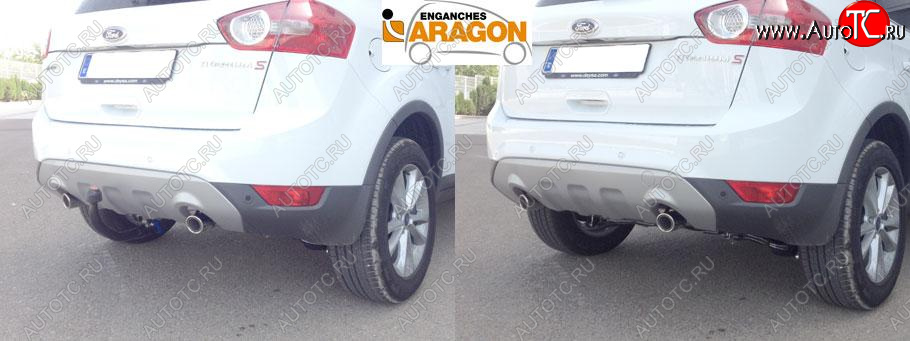 22 699 р. Фаркоп Aragon.(шар V) Ford Kuga 1 (2008-2013)  с доставкой в г. Пермь