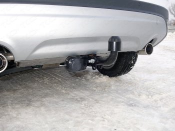 Фаркоп (тягово-сцепное устройство) TCC Ford Kuga  2 (2016-2019) рестайлинг (Оцинкованный, шар A )
