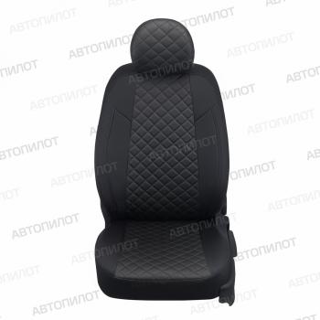 8 499 р. Чехлы сидений (Trend, экокожа) Автопилот Ромб  Ford Kuga  1 (2008-2013) (черный)  с доставкой в г. Пермь. Увеличить фотографию 2