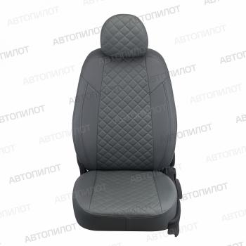 14 249 р. Чехлы сидений (Trend, экокожа) Автопилот Ромб  Ford Kuga  1 (2008-2013) (серый)  с доставкой в г. Пермь. Увеличить фотографию 2