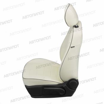 13 649 р. Чехлы сидений (Trend, экокожа) Автопилот  Ford Kuga  1 (2008-2013) (белый)  с доставкой в г. Пермь. Увеличить фотографию 4