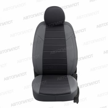 13 649 р. Чехлы сидений (Trend, экокожа) Автопилот  Ford Kuga  1 (2008-2013) (серый/черный)  с доставкой в г. Пермь. Увеличить фотографию 2