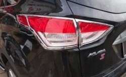 4 749 р. Накладки на фонари СТ Ford Kuga 2 дорестайлинг (2013-2016) (Неокрашенные)  с доставкой в г. Пермь. Увеличить фотографию 2