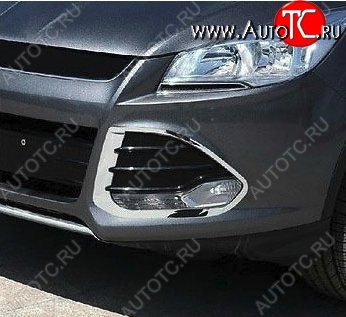4 199 р. Накладки на передние воздуховоды СТ Ford Kuga 2 дорестайлинг (2013-2016)  с доставкой в г. Пермь