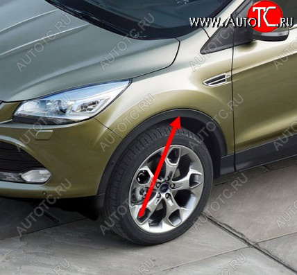 155 р. Молдинг передней левой арки крыла под датчик INPART  Ford Kuga  2 (2013-2019) дорестайлинг, рестайлинг  с доставкой в г. Пермь