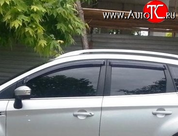 999 р. Комплект дефлекторов окон (ветровиков) 4 шт. Russtal Ford Kuga 1 (2008-2013)  с доставкой в г. Пермь
