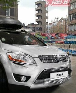 Декоративная вставка воздухозаборника в бампер Souz-96 Ford Kuga  1 (2008-2013)