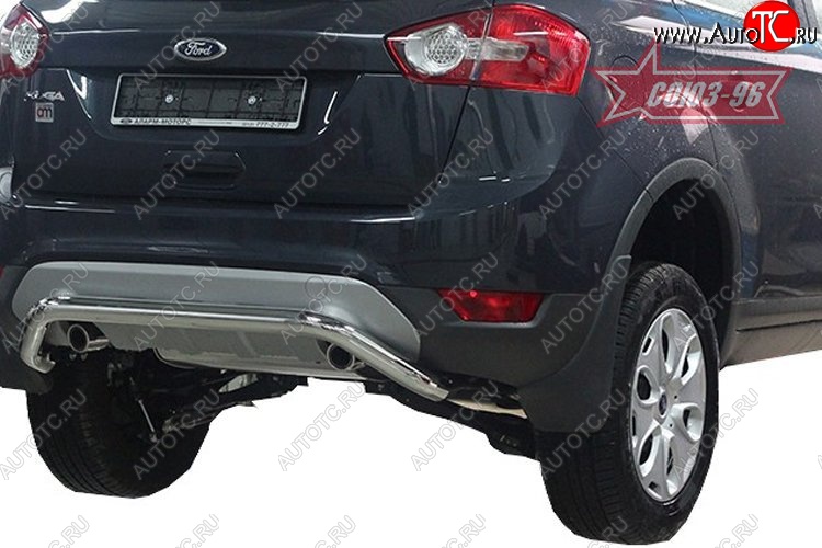 14 759 р. Защита заднего бампера Souz-96 (d60) Ford Kuga 1 (2008-2013)  с доставкой в г. Пермь