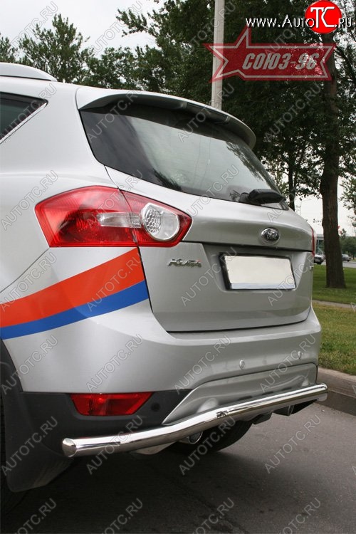 11 114 р. Защита заднего бампера Souz-96 (d60) Ford Kuga 1 (2008-2013)  с доставкой в г. Пермь