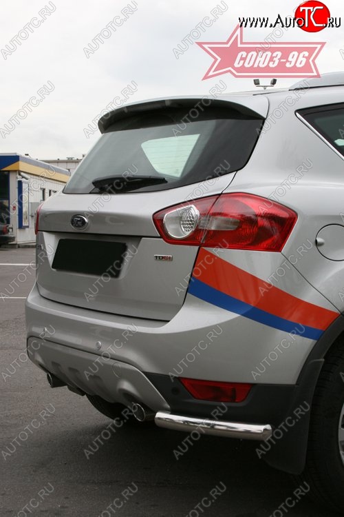 7 649 р. ЗЗащита заднего бампера Souz-96 (d60 mm) Ford Kuga 1 (2008-2013)  с доставкой в г. Пермь