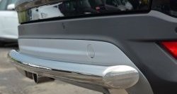 13 449 р. Одинарная защита заднего бампера из трубы диаметром 63 мм SLITKOFF  Ford Kuga  2 (2013-2016) дорестайлинг  с доставкой в г. Пермь. Увеличить фотографию 3