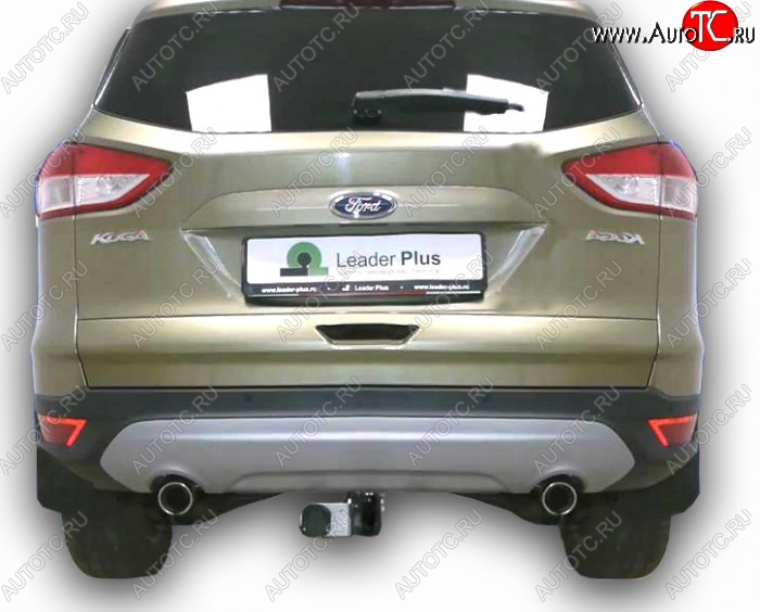 9 249 р. Фаркоп (внедорожник) Лидер Плюс. Ford Kuga 2 дорестайлинг (2013-2016) (Без электропакета)  с доставкой в г. Пермь