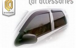 Дефлектора окон CA-Plastiс Ford Maverick  TM1 (2004-2007) рестайлинг, 5 дв. (Classic полупрозрачный, Без хром.молдинга)