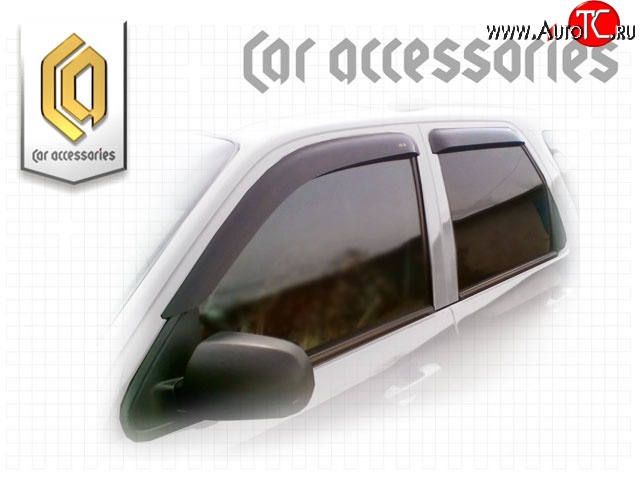 1 899 р. Дефлектора окон CA-Plastiс  Ford Maverick  TM1 (2004-2007) рестайлинг, 5 дв. (Classic полупрозрачный, Без хром.молдинга)  с доставкой в г. Пермь