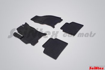 Износостойкие резиновые коврики в салон Сетка Seintex Ford Mondeo (2000-2003) Mk3,B4Y дорестайлинг, седан