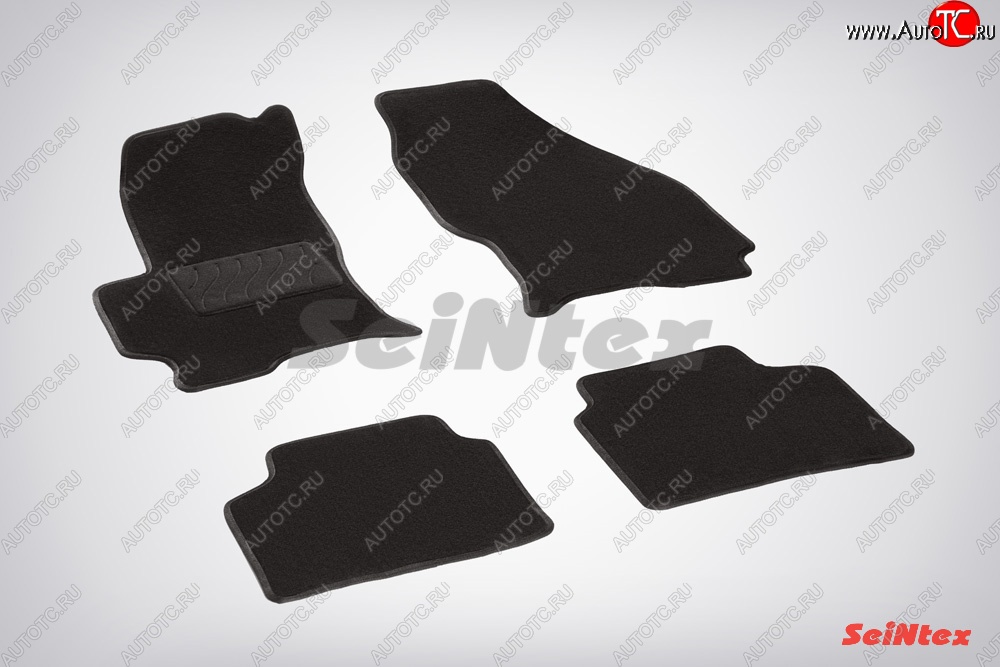 2 899 р. Износостойкие коврики в салон SeiNtex Premium LUX 4 шт. (ворсовые) Ford Mondeo Mk3,B4Y дорестайлинг, седан (2000-2003)  с доставкой в г. Пермь