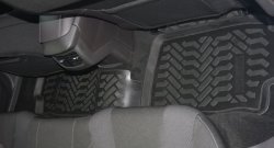 1 599 р. Коврики в салон (седан) Aileron (полиуретан)  Ford Mondeo  MK5 CD391 (2014-2018) дорестайлинг седан  с доставкой в г. Пермь. Увеличить фотографию 2