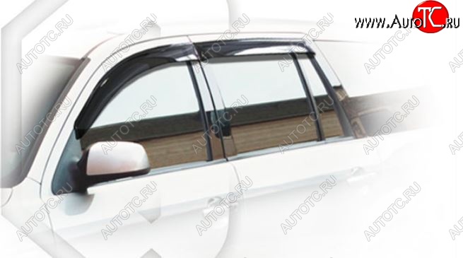 1 899 р. Дефлектора окон CA-Plastiс Ford Mondeo Mk3,BWY дорестайлинг, универсал (2000-2003) (Classic полупрозрачный, Без хром молдингов)  с доставкой в г. Пермь