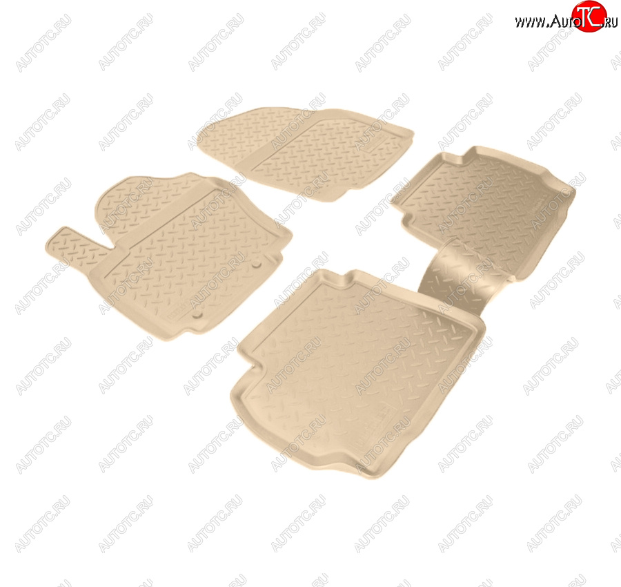 3 069 р. Коврики салона Norplast Unidec  Ford Mondeo (2007-2014) Mk4,BD дорестайлинг, седан, Mk4,DG дорестайлинг, универсал, Mk4,BD рестайлинг, седан, Mk4,DG рестайлинг, универсал (Цвет: бежевый)  с доставкой в г. Пермь