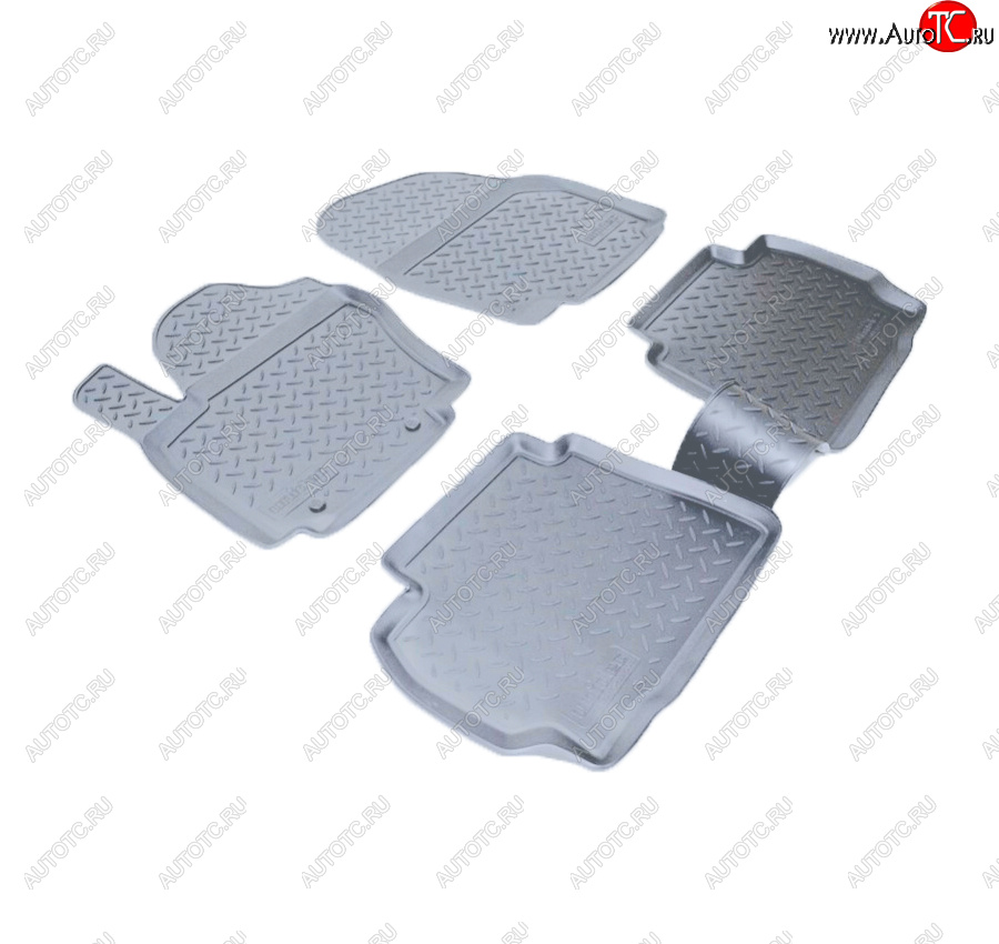 3 069 р. Коврики салона Norplast Unidec  Ford Mondeo (2007-2014) Mk4,BD дорестайлинг, седан, Mk4,DG дорестайлинг, универсал, Mk4,BD рестайлинг, седан, Mk4,DG рестайлинг, универсал (Цвет: серый)  с доставкой в г. Пермь