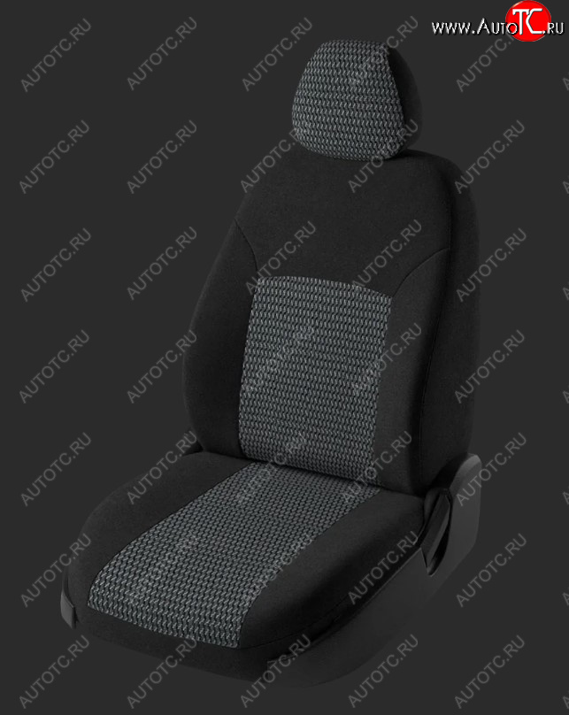 6 349 р. Чехлы для сидений Lord Autofashion Дублин (жаккард, спинка и сиденье 60/40+подлокотник, 3 Г-образных подголовника)  Ford Mondeo (2007-2014) Mk4,BD дорестайлинг, седан, Mk4,DG дорестайлинг, универсал, Mk4,BD рестайлинг, седан, Mk4,DG рестайлинг, универсал (Черный, вставка Черный Зигзаг)  с доставкой в г. Пермь