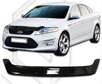 Дефлектор капота CA-Plastic Ford Mondeo (2010-2014) Mk4,BD рестайлинг, седан