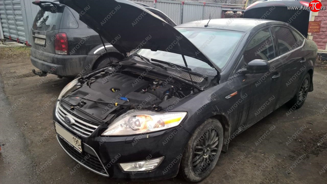 2 149 р. Упоры капота Russtal Ford Mondeo Mk4,BD дорестайлинг, седан (2007-2010)  с доставкой в г. Пермь