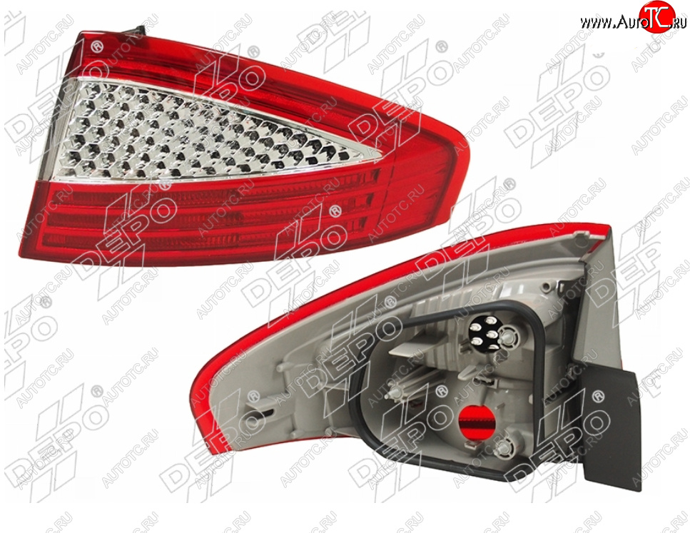 6 999 р. Правый фонарь задний DEPO Ford Mondeo Mk4,BD дорестайлинг, седан (2007-2010)  с доставкой в г. Пермь