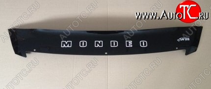 999 р. Дефлектор капота Russtal (короткий) Ford Mondeo Mk4,BD дорестайлинг, седан (2007-2010)  с доставкой в г. Пермь