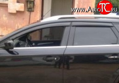 999 р. Комплект дефлекторов окон (ветровиков) 4 шт. (универсал) Russtal Ford Mondeo Mk4,BD дорестайлинг, седан (2007-2010)  с доставкой в г. Пермь