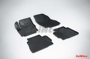 Износостойкие резиновые коврики в салон Сетка Seintex Ford Mondeo (2007-2014) Mk4,BD дорестайлинг, седан, Mk4,DG дорестайлинг, универсал, Mk4,BD рестайлинг, седан, Mk4,DG рестайлинг, универсал