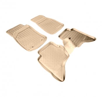 Коврики салона Norplast Unidec Ford Ranger (2006-2011), Mazda BT-50 (2006-2011) (Цвет: бежевый)