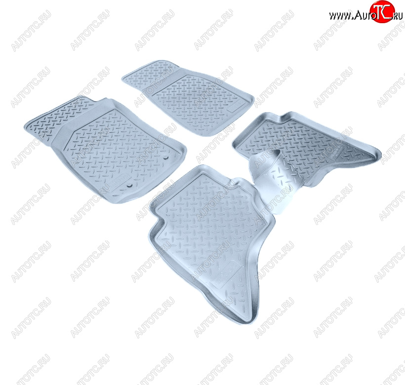 3 199 р. Коврики салона Norplast Unidec  Ford Ranger (2006-2011), Mazda BT-50 (2006-2011) (Цвет: серый)  с доставкой в г. Пермь