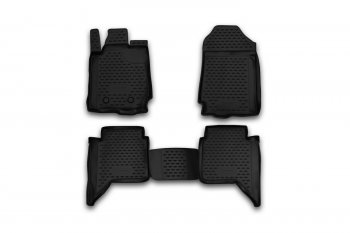 Комплект ковриков салона Element (полиуретан) Ford Ranger ( DoubleCab) (2011-2023) дорестайлинг, рестайлинг, SuperCab, SuperCrew