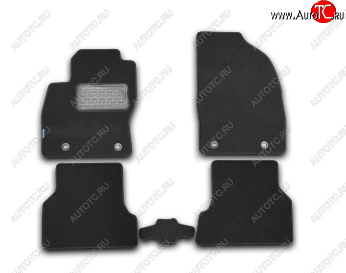 836 р. Текстильные коврики салона Element Ford Ranger RapCab дорестайлинг (2011-2016)  с доставкой в г. Пермь