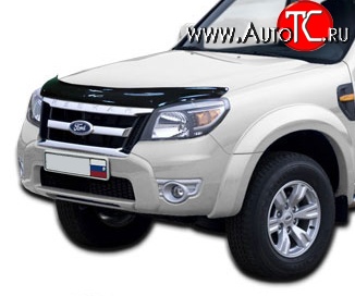 4 599 р. Дефлектор капота NovLine Ford Ranger DoubleCab дорестайлинг (2011-2016)  с доставкой в г. Пермь