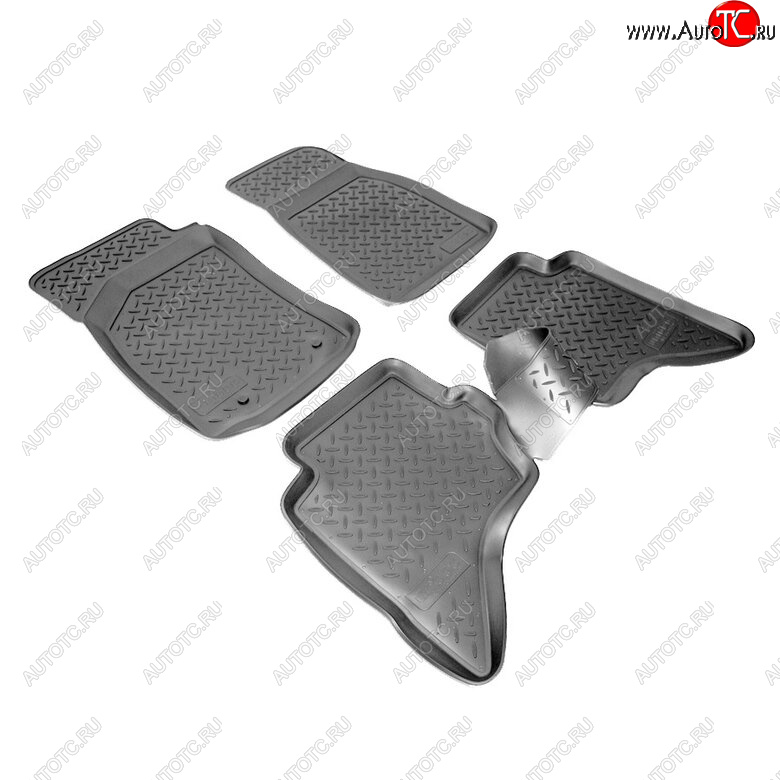 2 479 р. Коврики салонные Norplast Unidec  Ford Ranger (2006-2011), Mazda BT-50 (2006-2011) (Цвет: черный)  с доставкой в г. Пермь