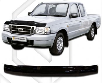 Дефлектор капота CA-Plastic Ford Ranger (2003-2007) рестайлинг