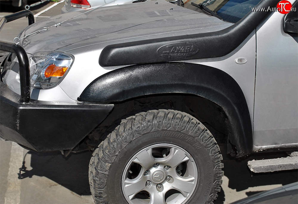 19 399 р. Накладки на колёсные арки RA (комплект) Ford Ranger дорестайлинг (2006-2009) (Поверхность: шагрень)  с доставкой в г. Пермь