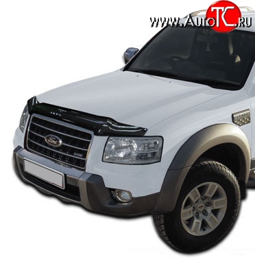 2 799 р. Дефлектор капота NovLine Ford Ranger дорестайлинг (2006-2009)  с доставкой в г. Пермь