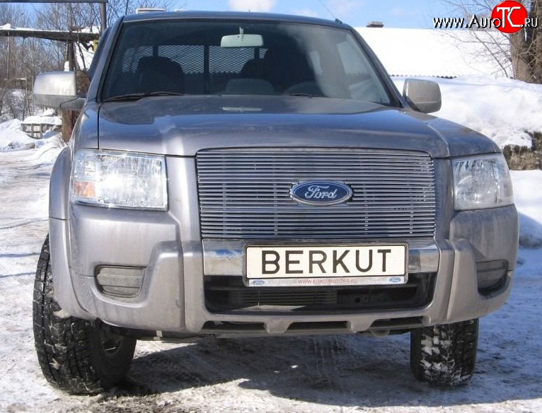 8 999 р. Декоративная вставка решетки радиатора (рестайлинг) Berkut Ford Ranger дорестайлинг (2006-2009)  с доставкой в г. Пермь
