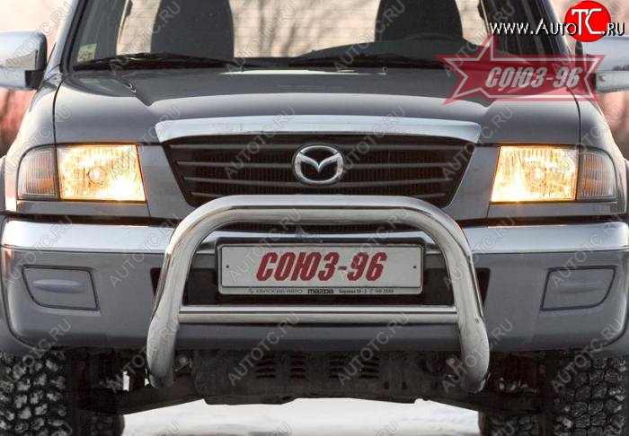17 594 р. Защита переднего бампера Souz-96 (d76) Ford Ranger дорестайлинг (2006-2009)  с доставкой в г. Пермь