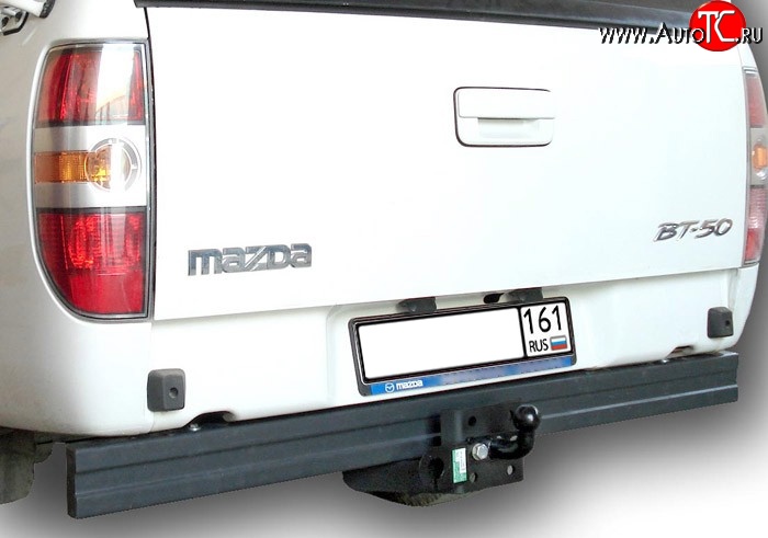 6 199 р. Фаркоп Лидер Плюс (до 1200 кг)  Ford Ranger (2006-2009), Mazda BT-50 (2006-2011) (Без электропакета)  с доставкой в г. Пермь
