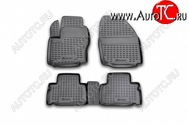 2 499 р. Комплект ковриков салона Element (полиуретан) Ford S-Max 1 дорестайлинг (2006-2010)  с доставкой в г. Пермь