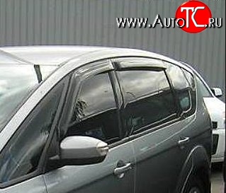 999 р. Комплект дефлекторов окон (ветровиков) 4 шт. Russtal Ford S-Max 1 дорестайлинг (2006-2010)  с доставкой в г. Пермь