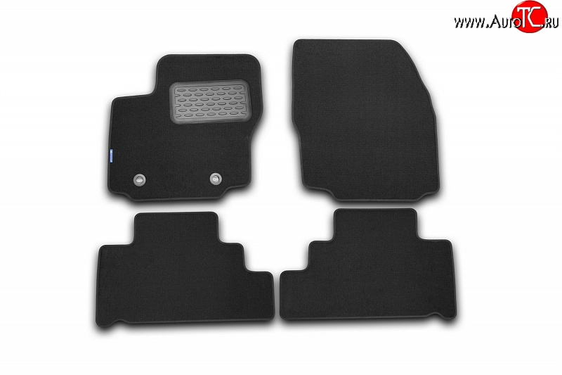329 р. Коврики в салон Element 4 шт. (текстиль) Ford S-Max 1 дорестайлинг (2006-2010)  с доставкой в г. Пермь