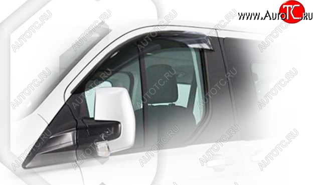 1 899 р. Дефлектора окон (M1 LRF) CA-Plastiс  Ford Tourneo Custom (2017-2021) рестайлинг (Classic полупрозрачный)  с доставкой в г. Пермь