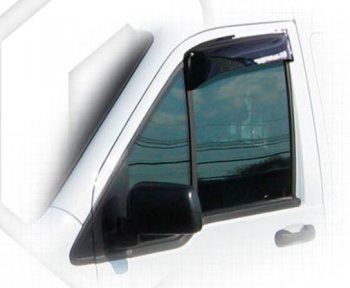 Дефлектора окон CA-Plastic Ford Tourneo Connect (2002-2013) дорестайлинг (Classic полупрозрачный, Без хром.молдинга)