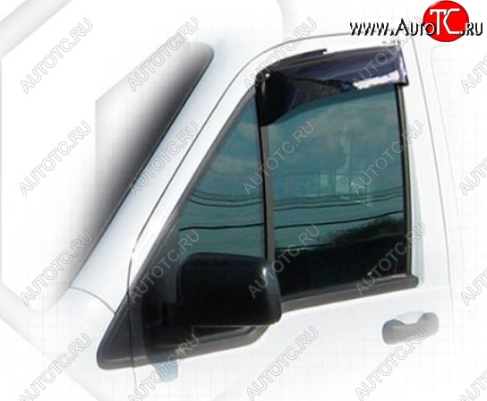 1 759 р. Дефлектора окон CA-Plastic  Ford Tourneo Connect (2002-2013) дорестайлинг (Classic полупрозрачный, Без хром.молдинга)  с доставкой в г. Пермь