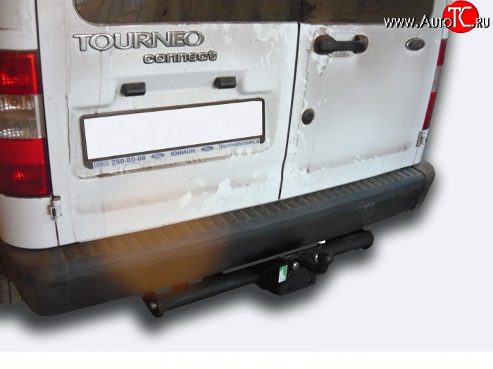 10 999 р. Фаркоп Лидер Плюс (до 2000 кг) Ford Tourneo Connect дорестайлинг (2002-2007) (Без электропакета)  с доставкой в г. Пермь